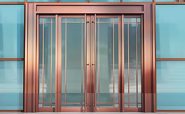 肃州玻璃地弹门