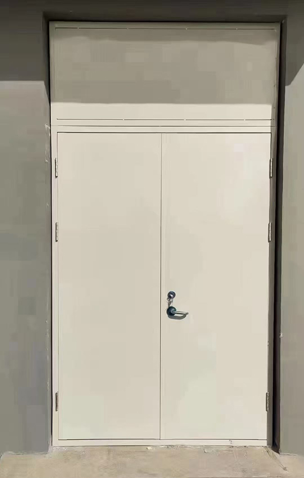 展览馆项目完成大跨度肃州防火门安装